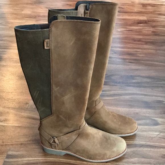 Vina Dos Waterproof Leather Tall Boots 